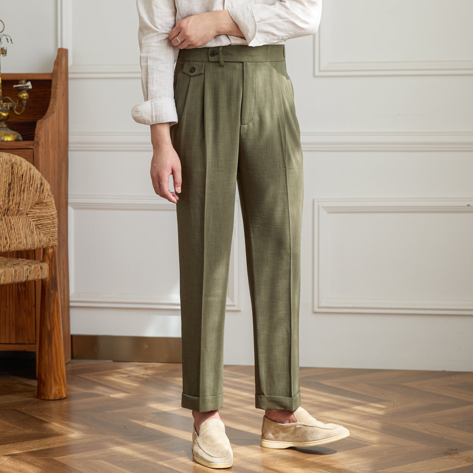 Men's All-match British Business Pants