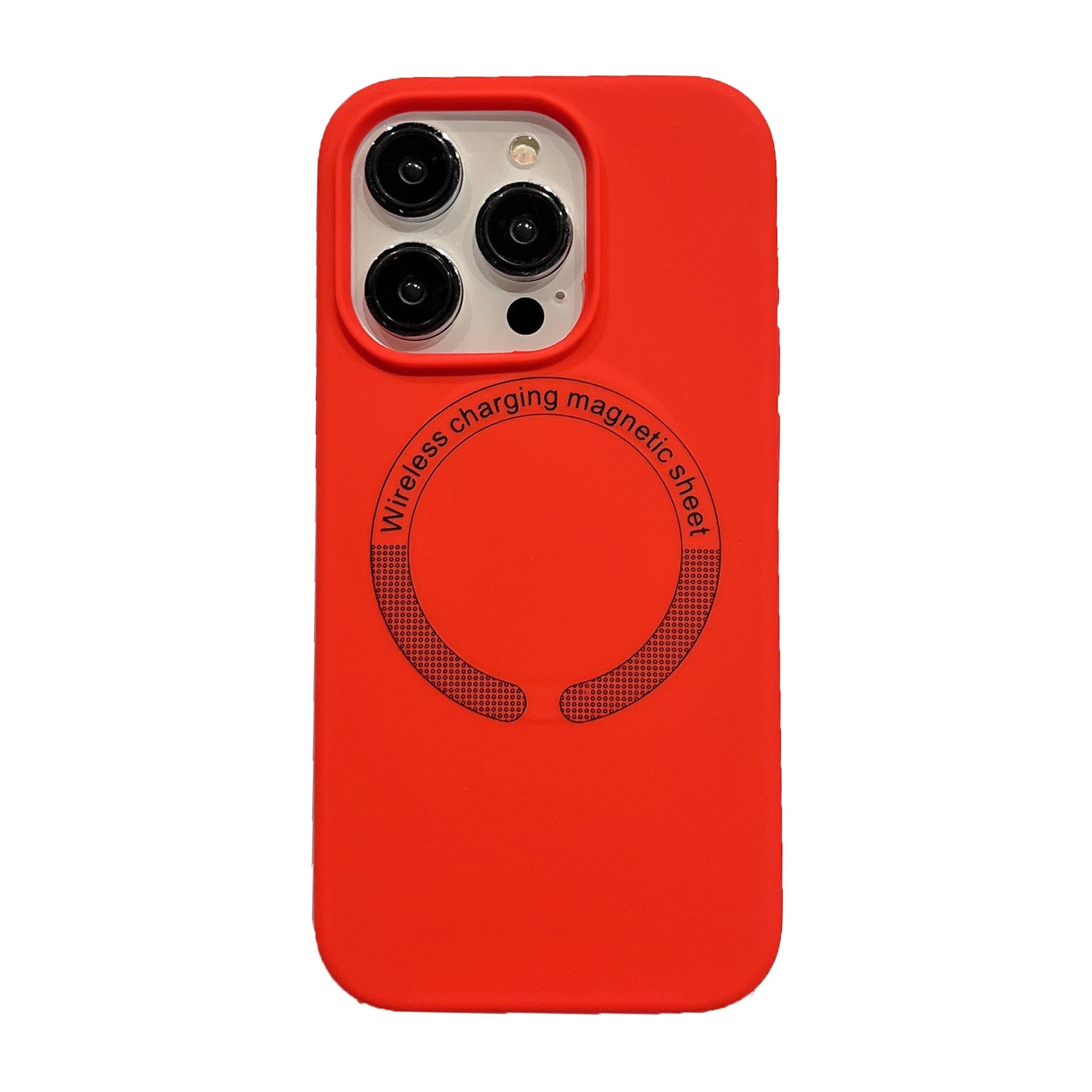 Liquid Silicone Magnetic Phone Case Drop-resistant Protective Cover